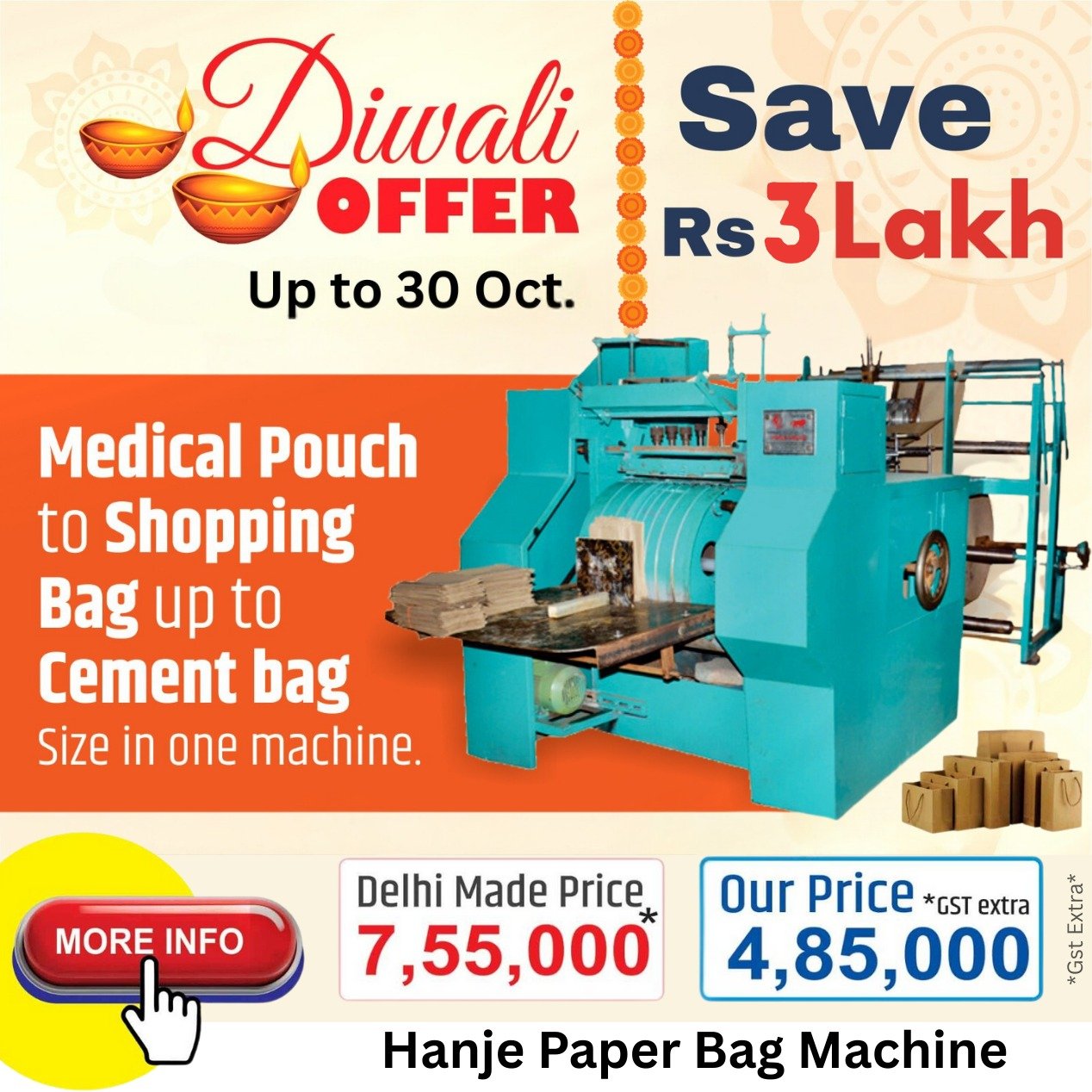 Hanje paperbag machine